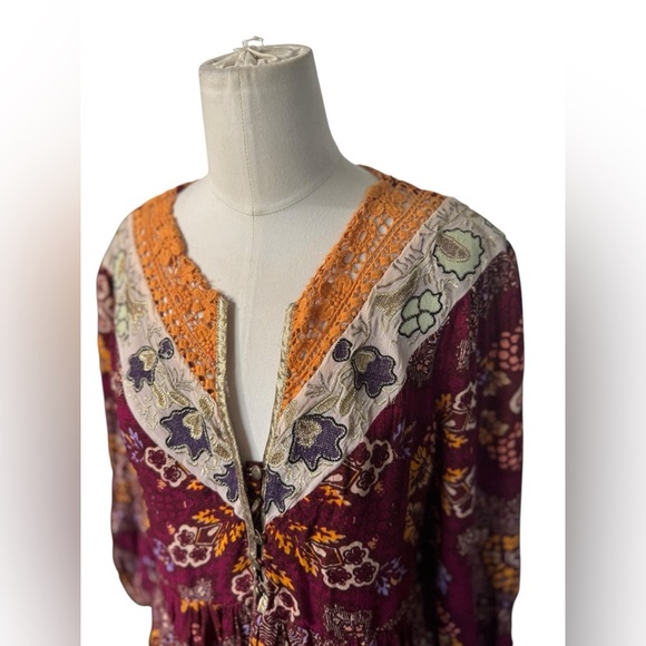 Maeve Meredith Embroidered Maxi Dress - Picture 8 of 11